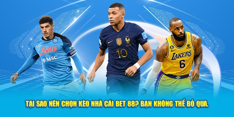 Tại Sao Nên Chọn Kèo Nhà Cái Bet 88? Bạn Không Thể Bỏ Qua